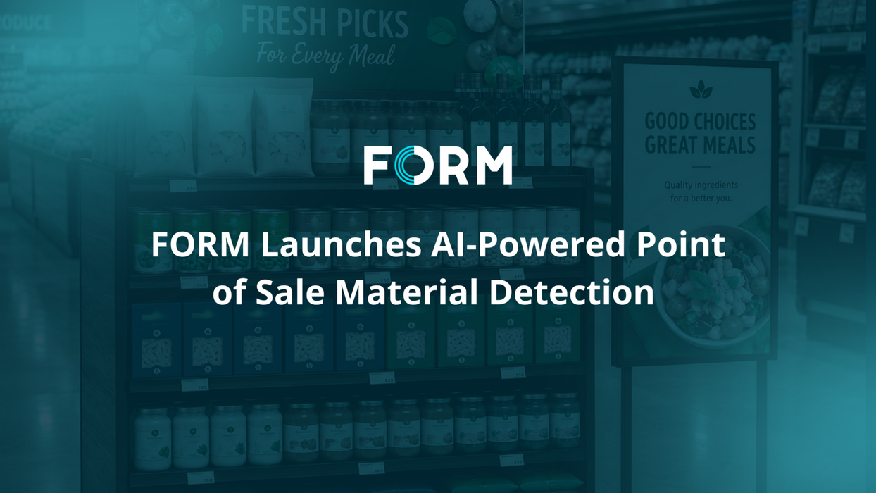 FORM Launches AI POSM Recognition, Giving Food & Beverage Brands Instant Visibility Into In-Store Displays and Promotions