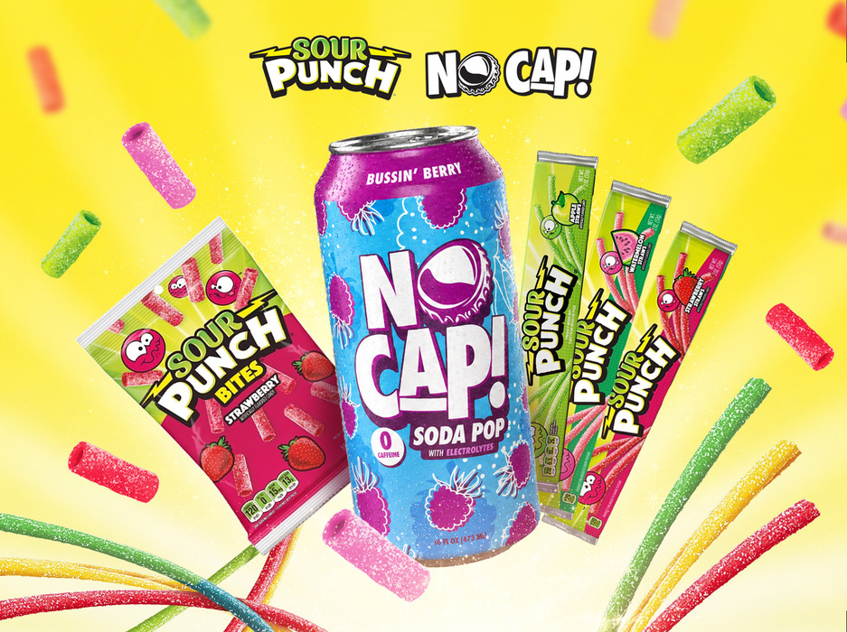 NO CAP! Soda Pop and SOUR PUNCH Announce Licensing Partnership Bringing Iconic Candy Flavors to Better-for-You Soda