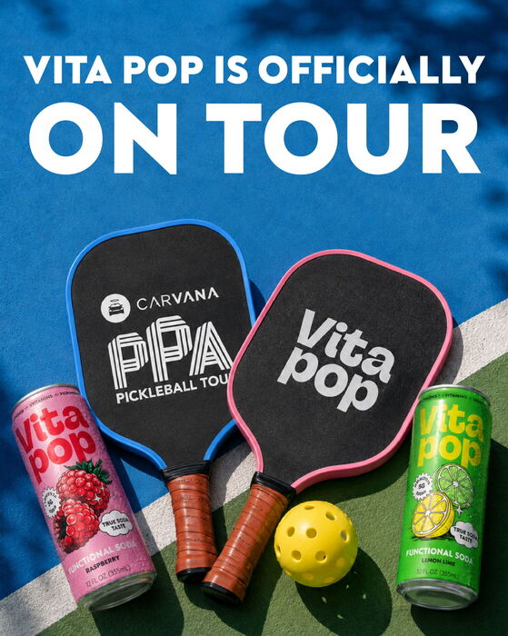 Vita Pop: The Official & Exclusive Functional & Prebiotic Soda of the Carvana PPA Tour