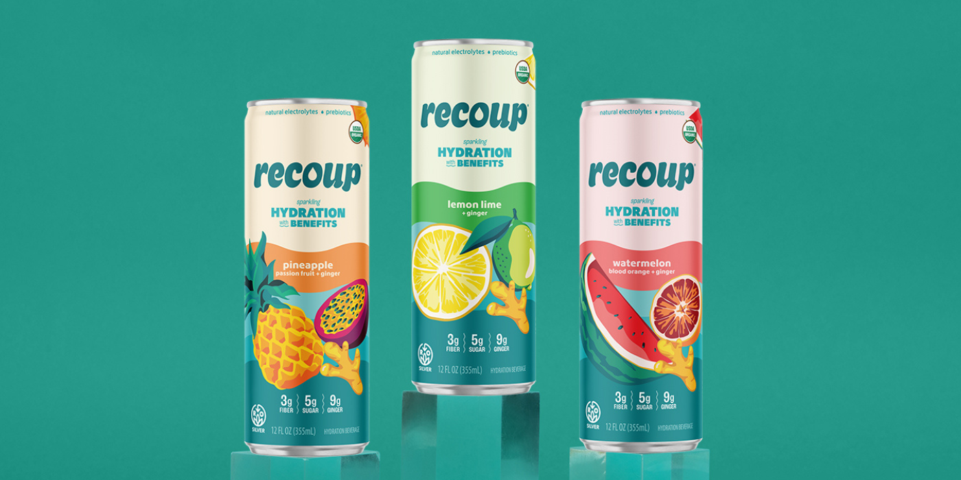 Recoup, the First Regenerative Organic Certified Hydration Beverage, Refreshes Brand, Formula, and Packaging