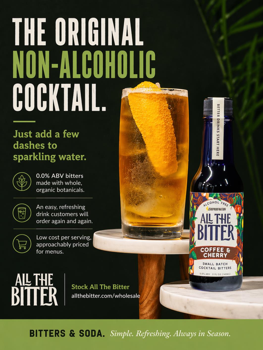 All The Bitter 0% ABV Small Batch Cocktail Bitters