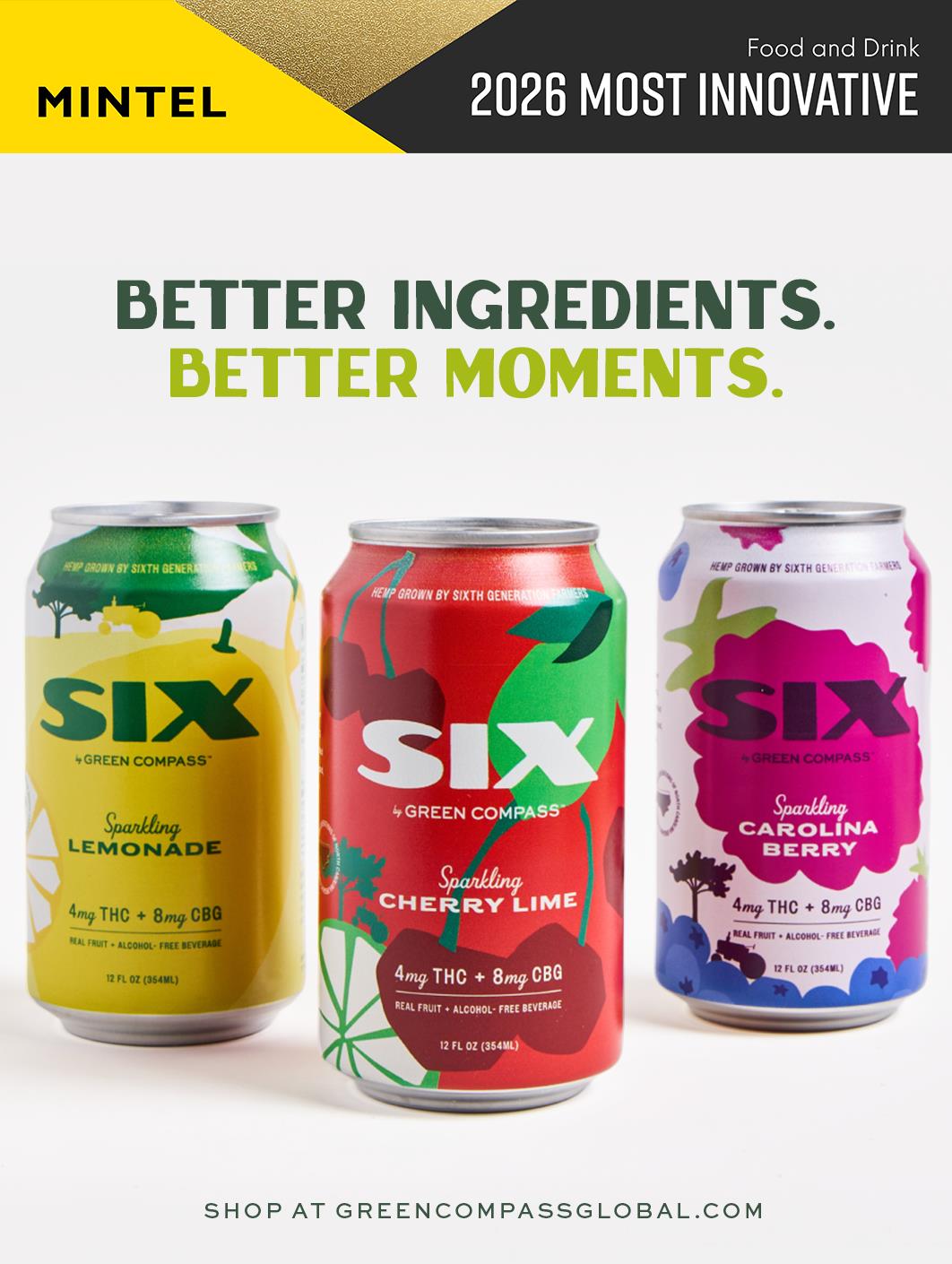 Delicious THC drinks made with American-grown organic ingredients