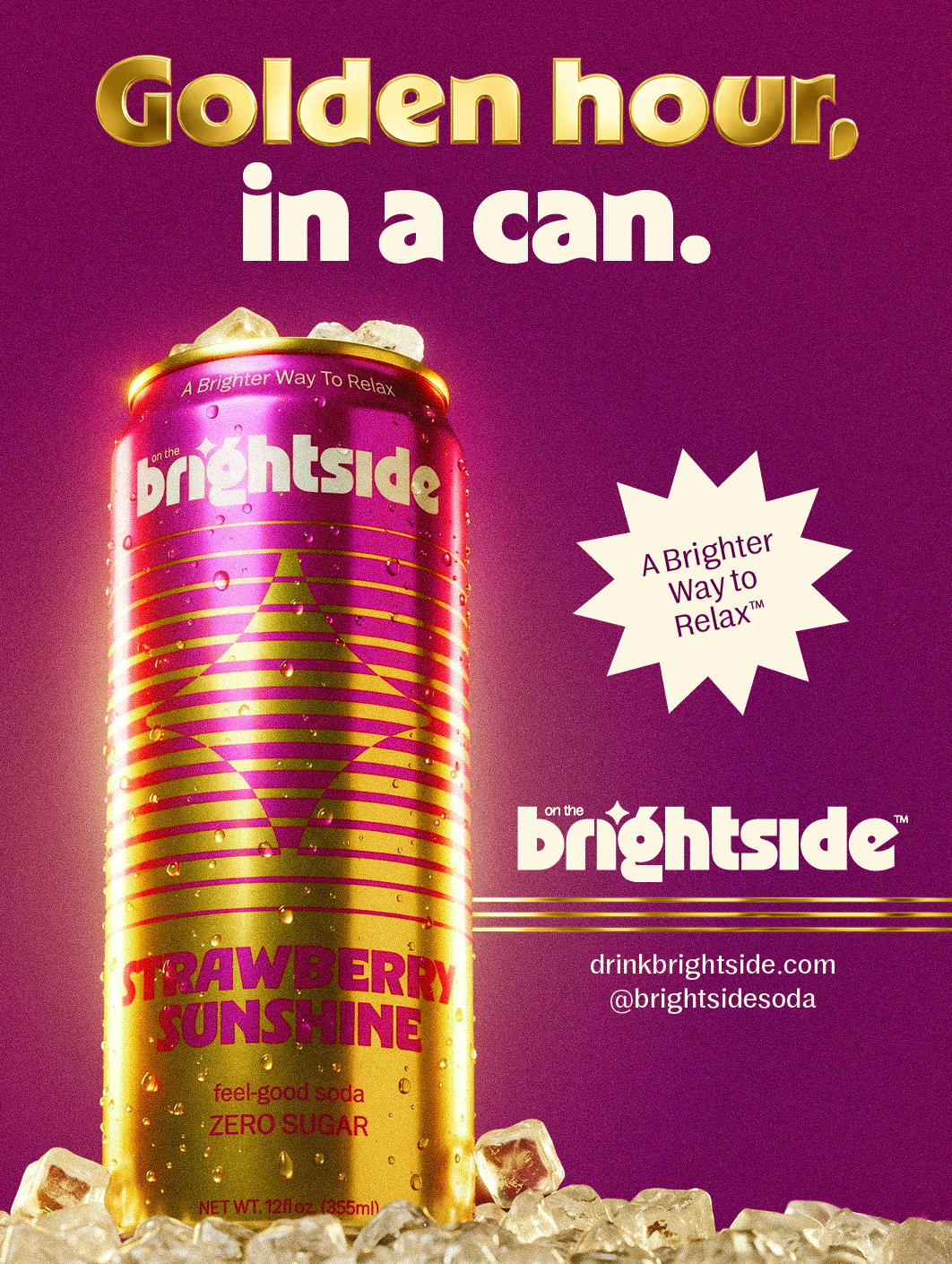 On The Brightside™ Feel-Good Modern Soda Powered by Zembrin®