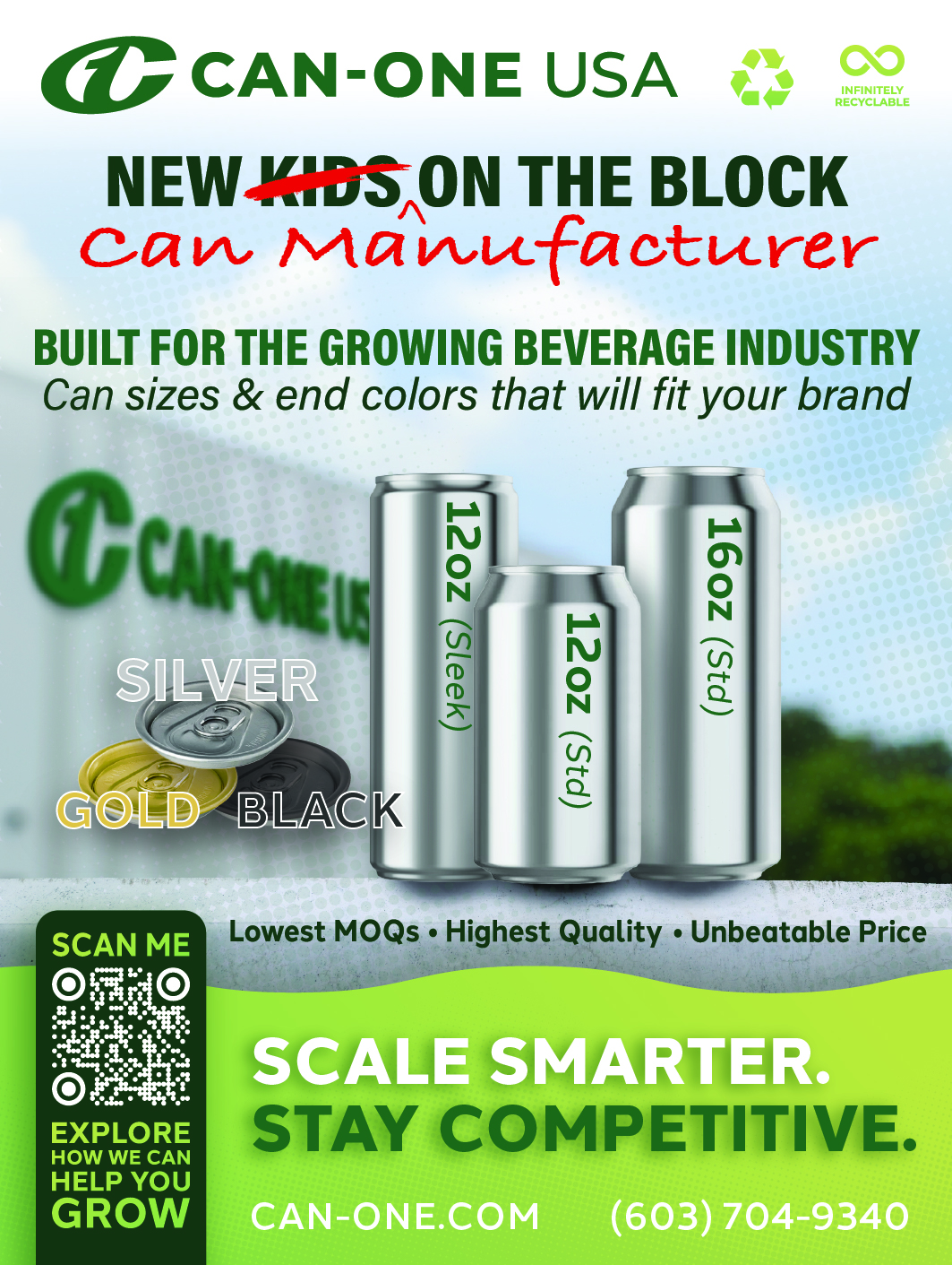 100% American Made Aluminum Cans