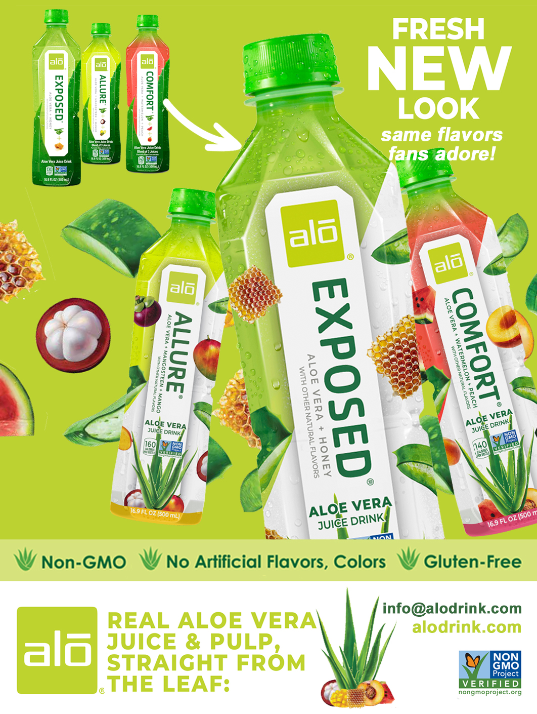 ALO Drink - The #1 All Natural Aloe Vera Beverage - a NEW LOOK!